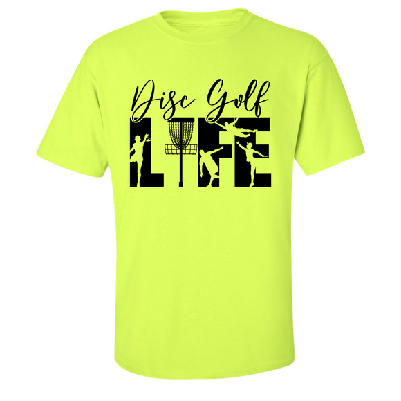 Disc Golf T Shirt DISCGOLF LIFE Discgolfer Discgolfing Shirt - Picture 4 of 16